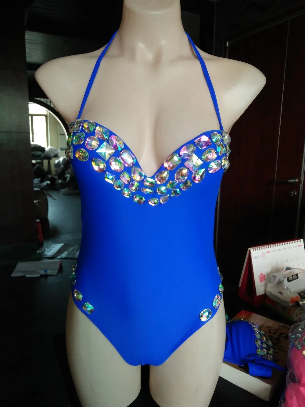 

2016 VENUS VACATION rhinestone beachwear brand swimsuit diamond bandeau swimwear