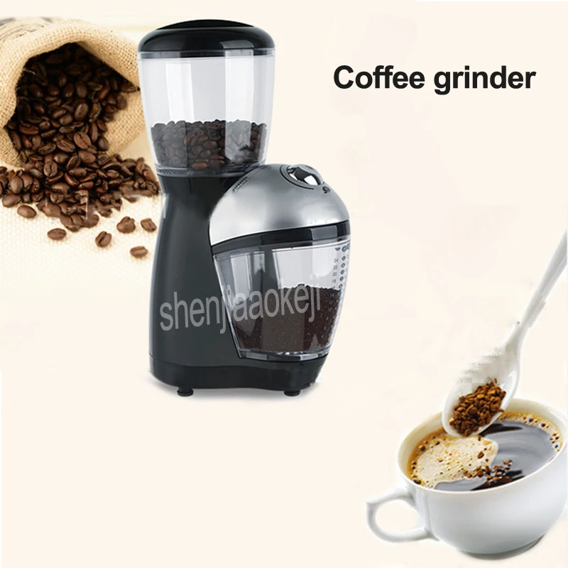220-240V 60-200W Điện Cà Phê Xay Đậu Nhà Nhỏ Mài Hộ Gia Đình Ý Đậu Khô cối Xay Máy Disintegrator