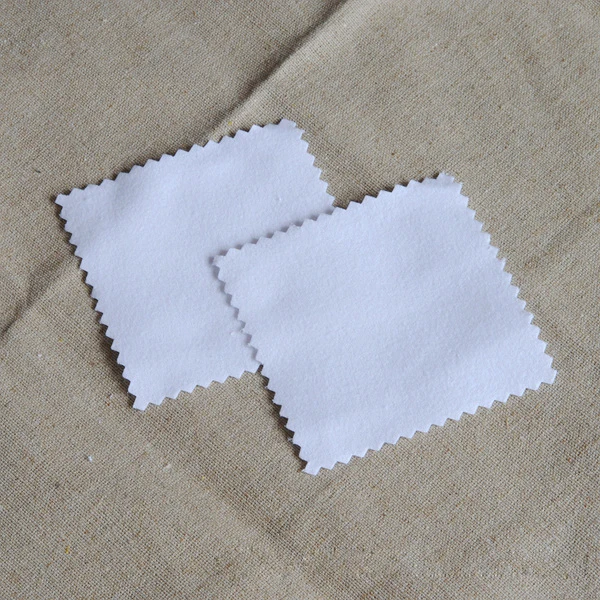 100pcs Buckskin Silver Jewelry Cleaning Polishing Cloth Sterling Gold Cleaner 8x8cm Cheapest Double Sides Tool Black White Blue