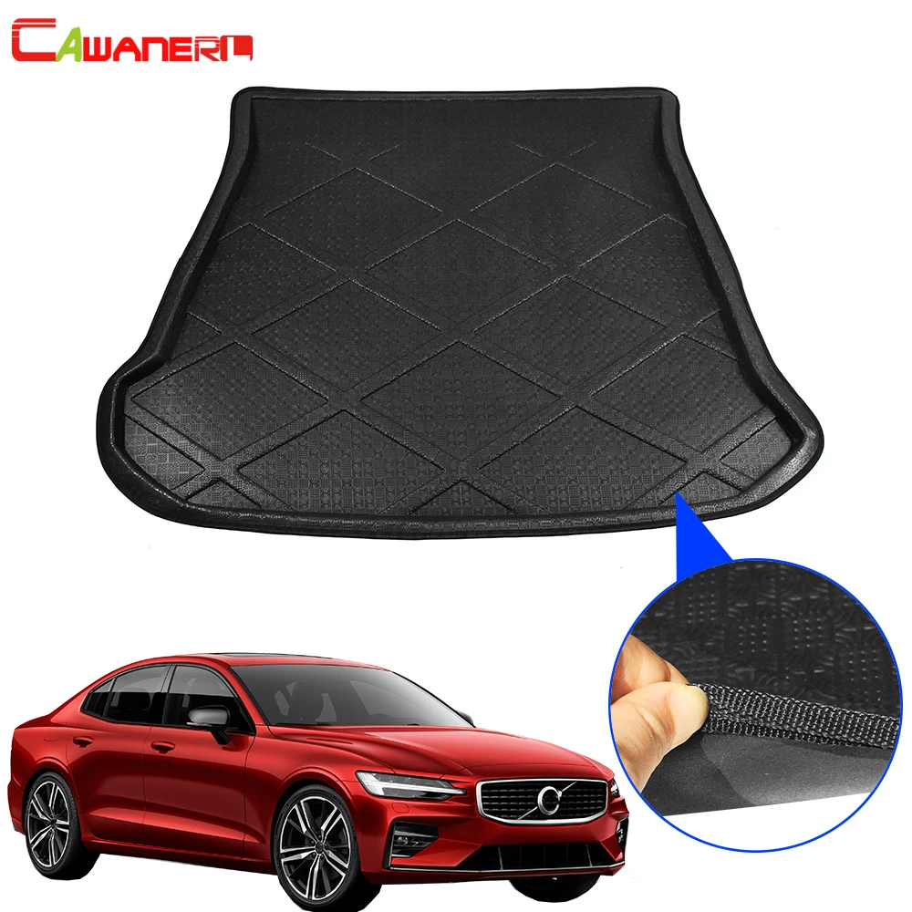 

Cawanerl Car Boot Tray Liner Tail Trunk Mat Luggage Mud Carpet Cargo Pad For Volvo S60 2011 2012 2013 2014 2015 2016 2017 2018