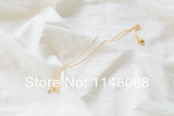 Hotting Sale  gold silver Elaborate  rose arrow heart  Romantic pendant necklace wedding gift