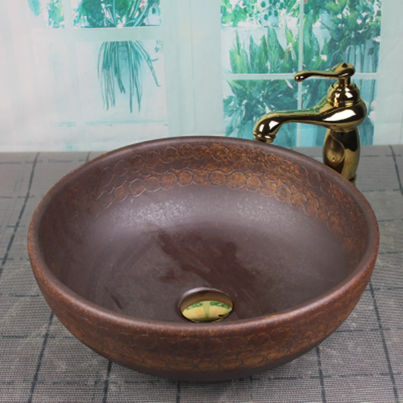 

Bathroom Porcelain Ceramic Vessel Sink Basin Wash Basin Lavatory bathroom ceramic basin Vessel