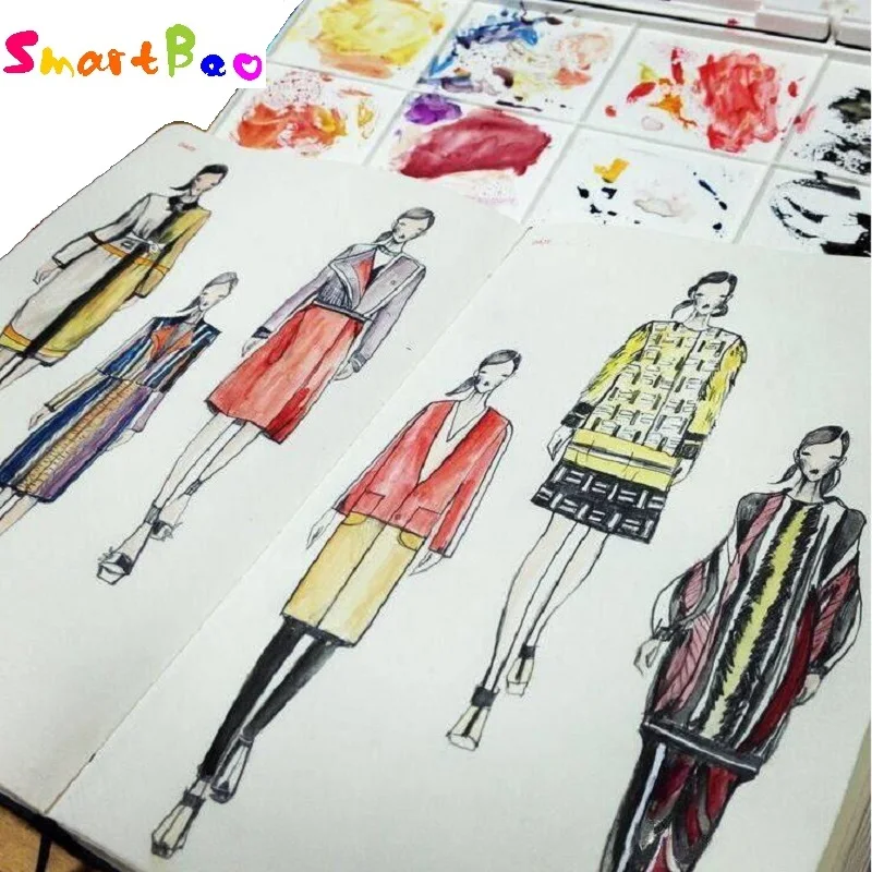 a5-fashion-designer-notebook-for-teenager-fashion-illustration-book-drawing-dotted-line-body-designer-workbooks-82-sheets-paper