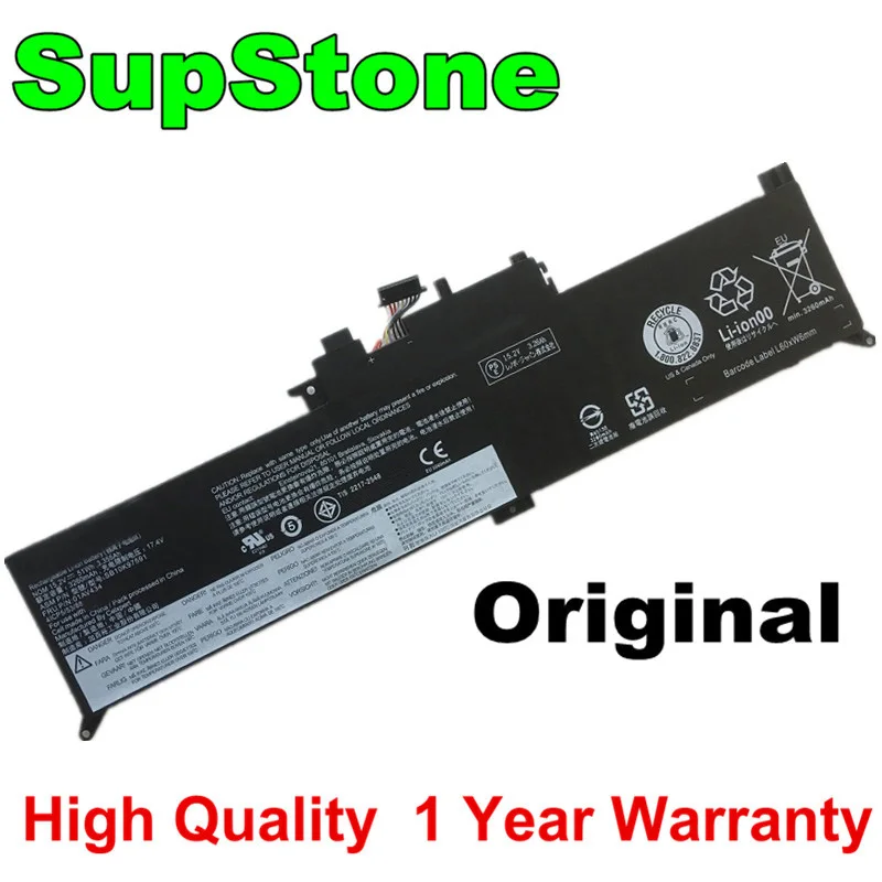 supstone bateria de ioga lenovo thinkpad 260 370 x260 x380 sb10k97591 01av432 01av433 00hw026 00hw027 sb10k97589 k97590 01