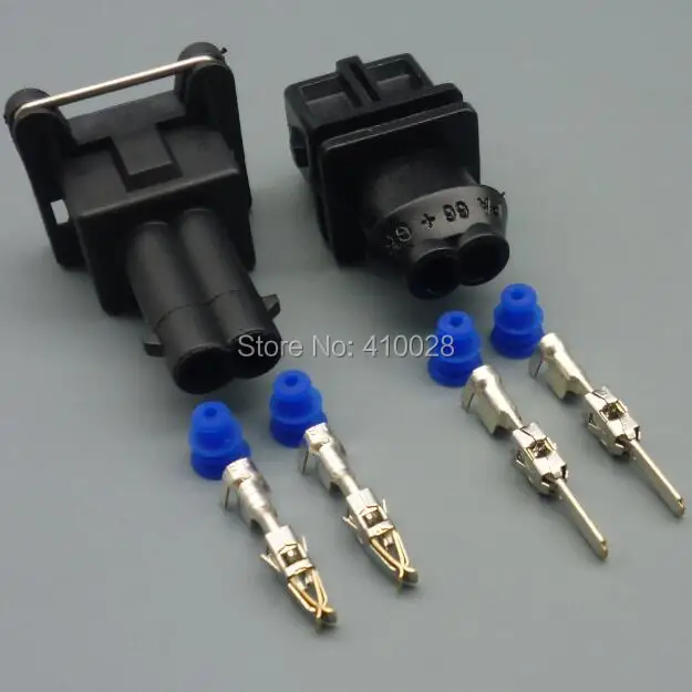 shhworldsea 5/30/100set 3.5mm 2pin kit connector 85202-1 female male plug EV1 for japan car