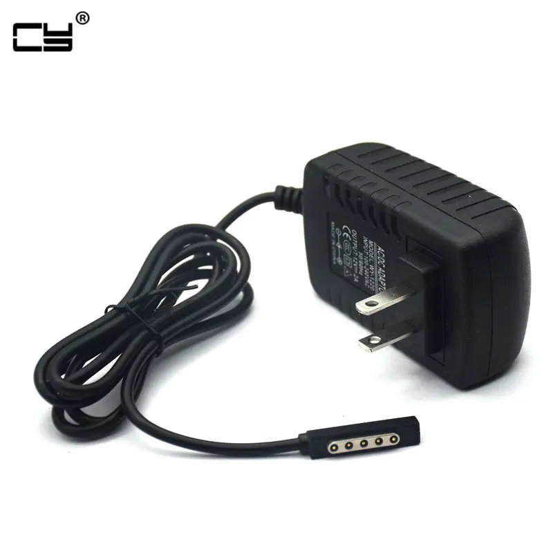 12V 2A USB Charge Line Charging Charger Adapter EU US Power Cable For Microsoft Surface Pro 1 2 Pro2 / RT 1 2 RT2 10.6