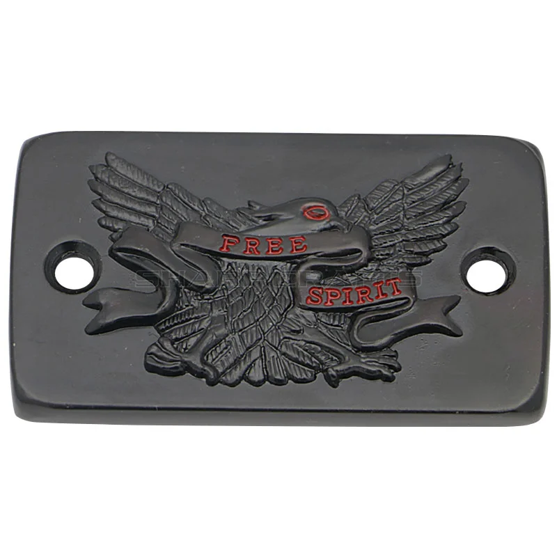 Motorcycle Eagle Cut Front Brake Master Cylinder Reservoir Cover Cap Protector For Suzuki Intruder 1400 1500 Boulevard S83 C90