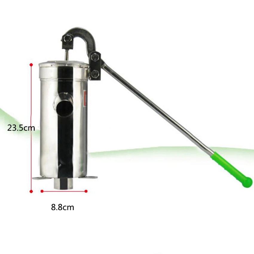 Straight tube stainless steel pump Well Hand Water distributor Well water Oil pump pressure pump Max Lift 10m height 23.5cm