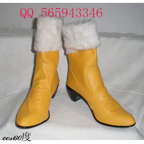 

Final Fantasy Oerba Dia Vanille Yellow Cosplay Shoes Boots S008