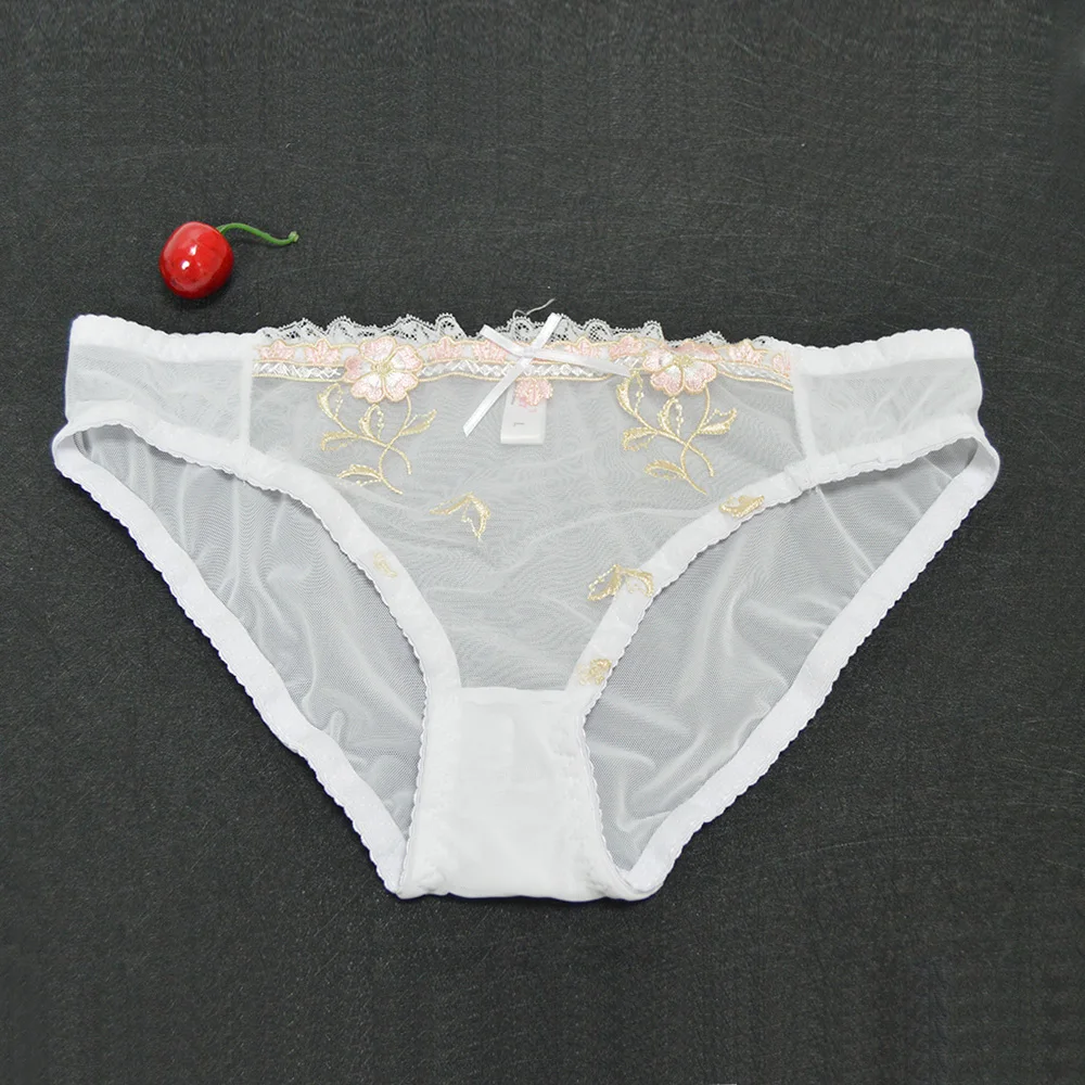 YANDW frauen bh panty VERKÄUFE Getrennt dünne transparente spitze stickerei set mesh Floral 70 75 80 85 90 95 100 A B C D E F G tasse