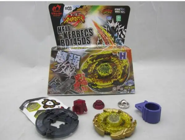 SPINNING TOP Hades Kerbecs / Hell Kerbecs Metal Masters 4D Launcher Top Set BB99 with Sniper Launcher