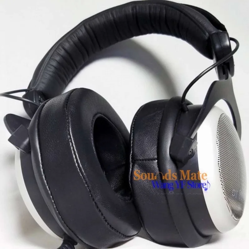 Genuine Lambskin Leather Ear Pad For Beyerdynamic T90 T70 T5p T1, CUSTOM STUDIO DTX 910 Headphone Foam Cushion EarMuff