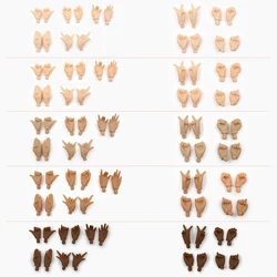 joint body azone body male body hands handset A B white natural tan dark super black skin for blyth doll