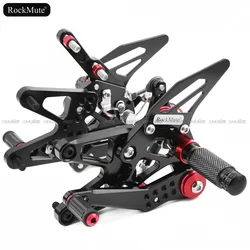 Motorcycle Rearsets For Triumph Daytona 675/R 2013-2018 CNC Adjustable Footrest Shift Lever Brake Pedal Foot Pegs Rear Set