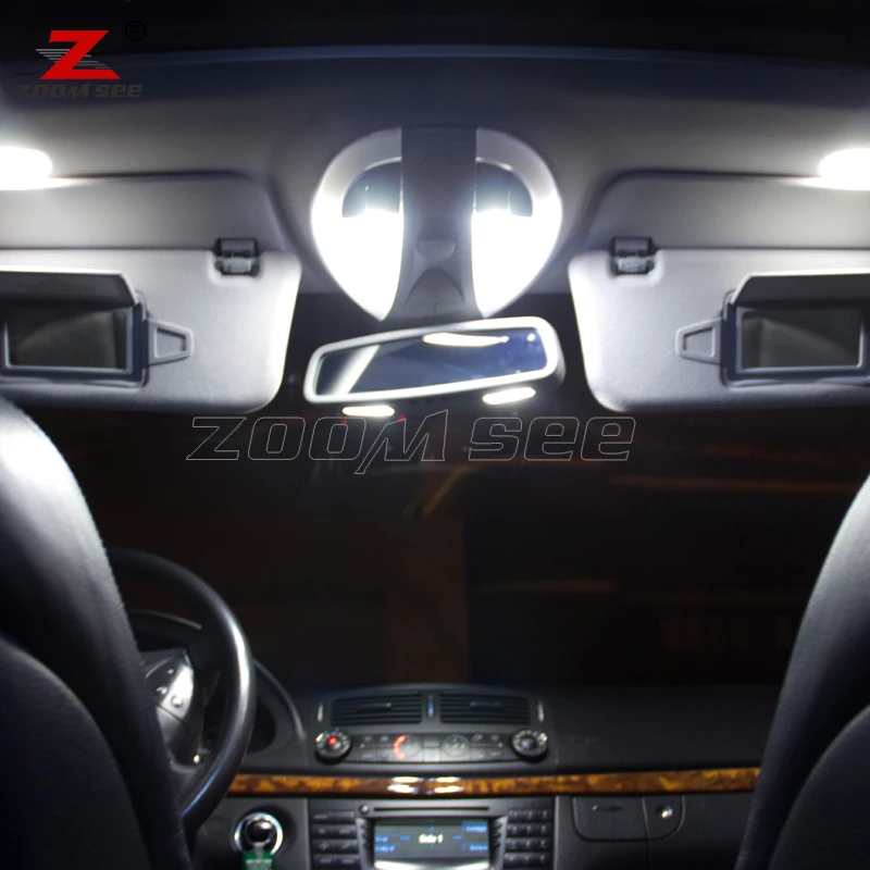 19pcs LED interior reading dome light Kit For Mercedes Benz M ML class W164 ML320 ML350 ML420 ML450 ML500 (2006-2011)