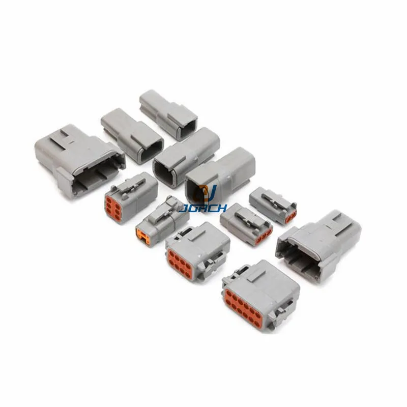 1 Sets Deutsch DTM Series 2-12P Male Female Auto Waterproof Connector With Terminals Automotive Sealed Plug