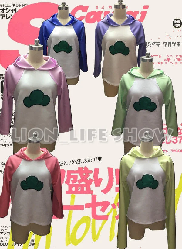 Mr Osomatsu San 2rd Season Hoodie Hooded Sweater Cosplay Costume Shirt Unisex