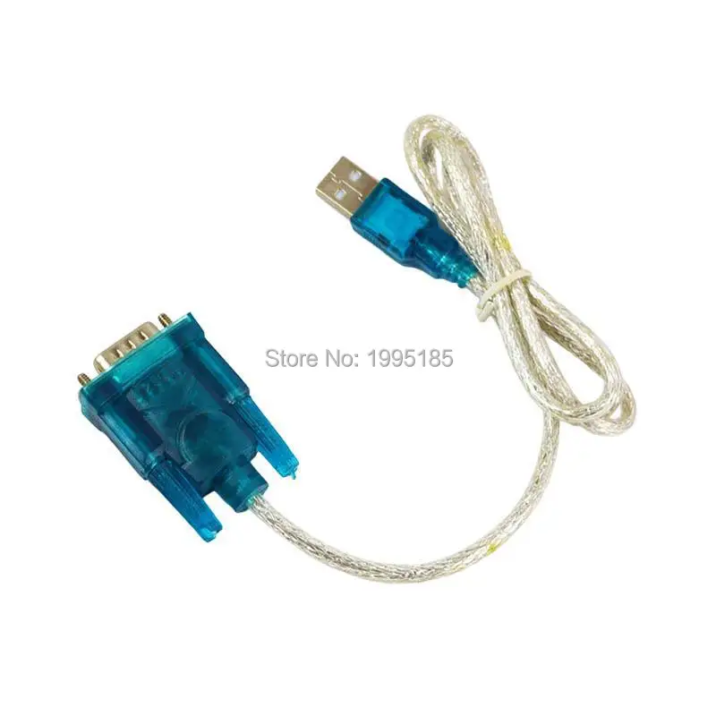 2016 New 1PCS RS-232 HL-340 USB to RS232 HL340 COM Port Serial PDA 9 pin DB9 Cable Adapter Support Windows7 64