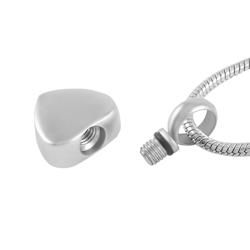 IJA008 Directly Factory Wholesale Stainless Steel Small Heart Cremation Urn Jewelry Memorial Urn Pendant Necklace For Women