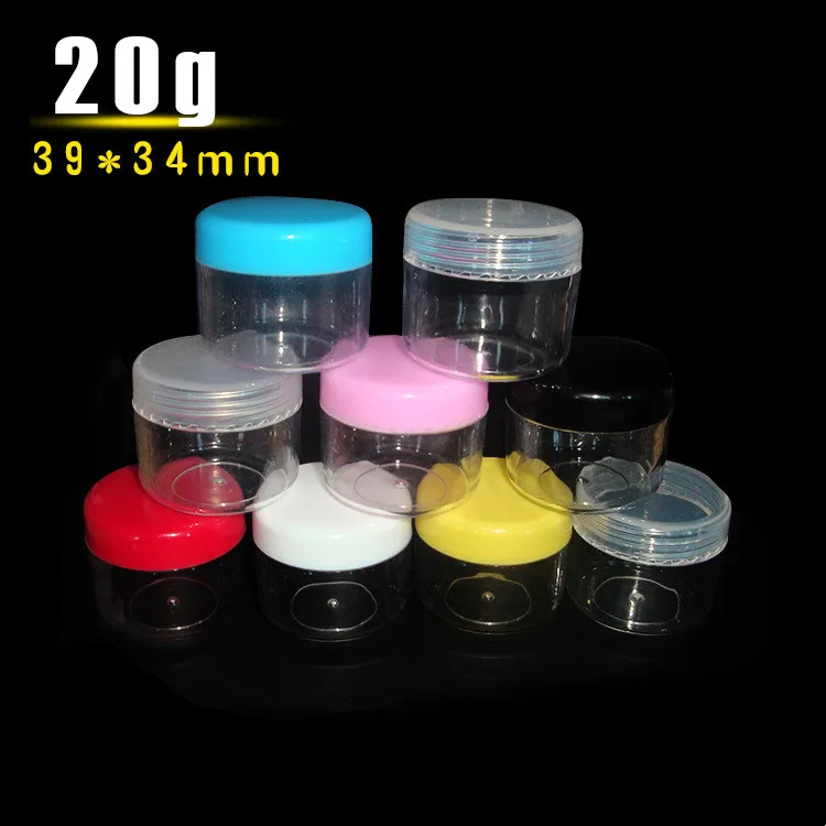 Wholesale 20g Refillable Bottles Portable Subpackage Cosmetics Empty Jar Pot Travel Suit Cream Container 5000pcs free shipping