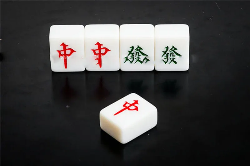 1 Set Movie Mahjong Position Move Stage Street Magic Props Five Mahjong Close Up Magic Interactivity Magic Trick