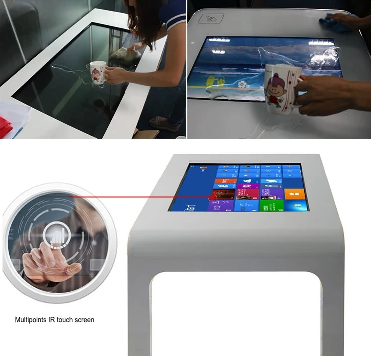 32 42 47 Inch Tft 32 "Multitouch Tafel Pc Totems Lcd Indoor Interactieve Ir Touch Screen Tafel