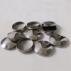 Stainless steel 51MM external diameter Round pipe plug stoppers Tube cap cover internal diameter 47MM 10pcs