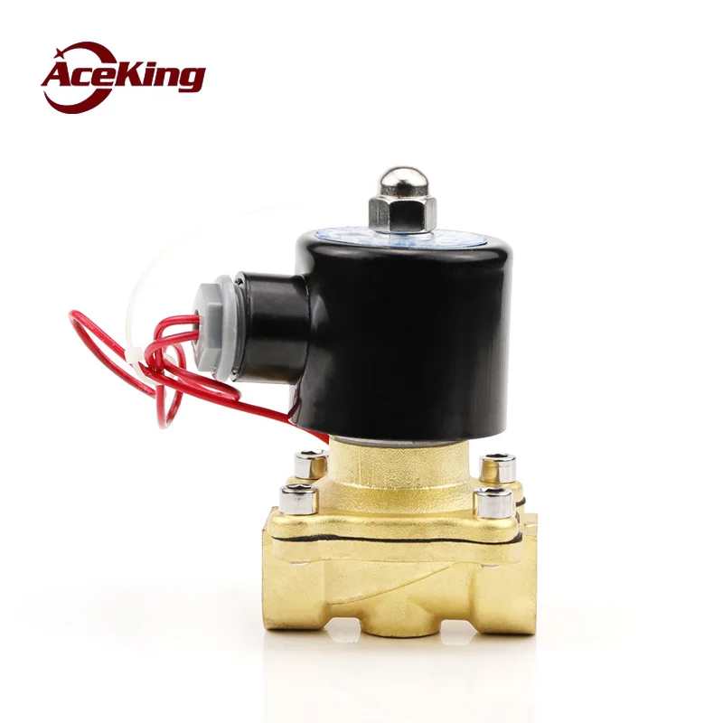 

Solenoid water valve air valve 2w160-15/2w200-20/2w250-25/2w025-08 two-position all-copper AC220V DC24V 12V 1/8‘’ 1/4‘’ 3/4‘’