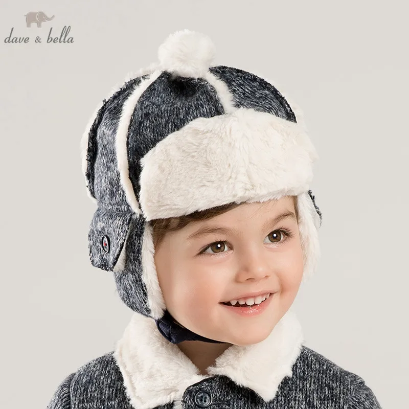 

DB8707-H dave bella autumn winter baby boys blue hat