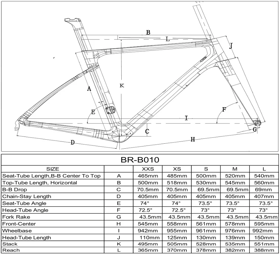 Thrust Speed Frame T1000 Carbon-Rennradrahmen Di2 Mechanisch UD Fahrradrahmen Größe 2 Jahre Garantie 700C x 25C – Detail 4