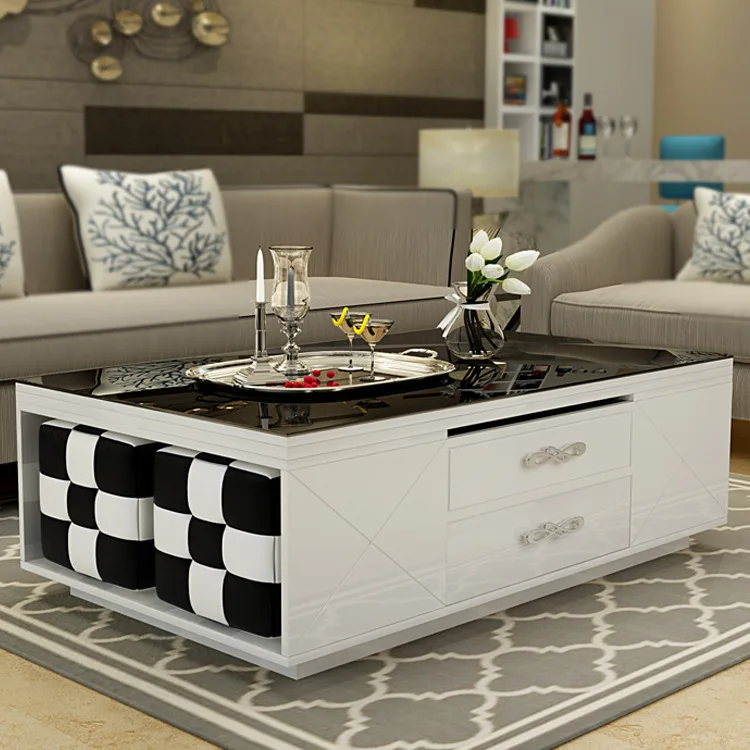 electric multifunction foldable Coffee Table Living Room liftable and lowerable minimalist rectangle mesas centro dining table