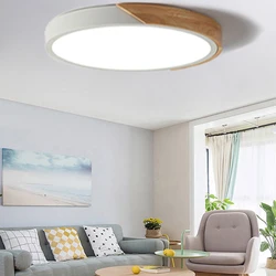 Round Multicolor  LED Ceiling Light Modern Lamp Living Room Lighting Fixture Bedroom Kitchen Surface Mount Flush Panel lamp