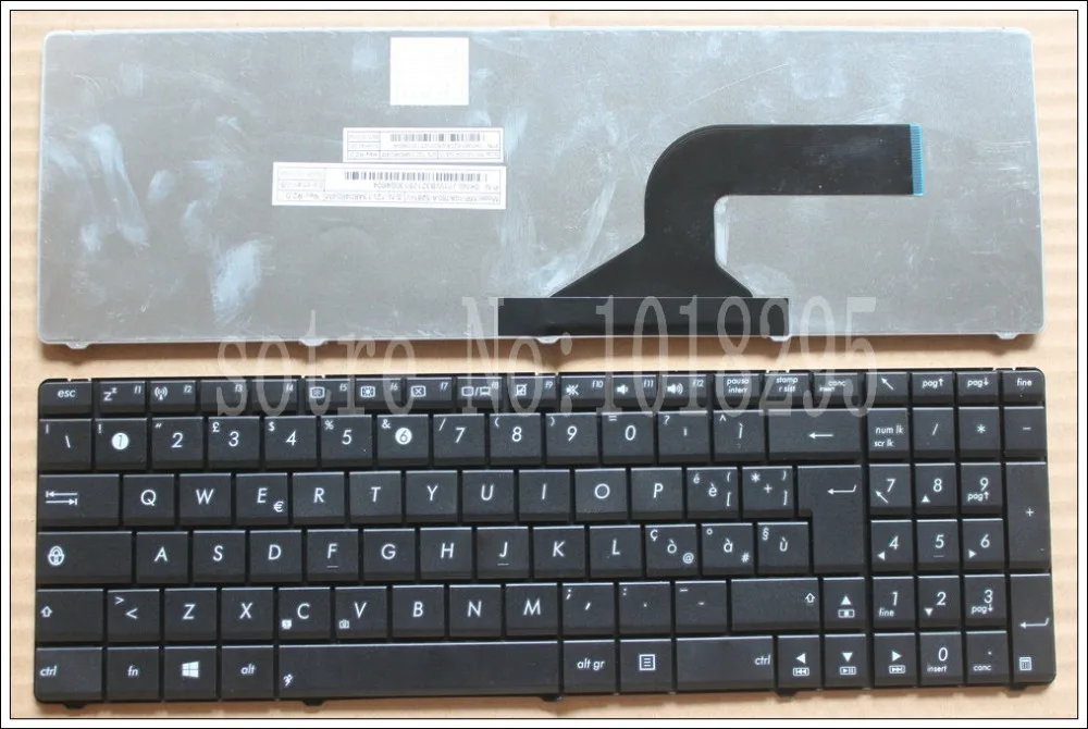 

95% NEW Italy Laptop Keyboard FOR ASUS N70 N70S N73 N73J N73JF N73JG N73JN N73JQ N73SM N73SV Keyboard IT Black