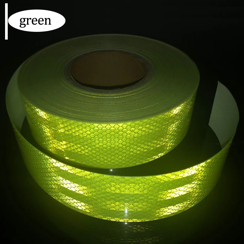 5 cm x 1 m Reflecterende Strips Auto Stickers Auto-styling Motorfiets Decoratie Automobiles Veiligheidswaarschuwing Merk Tape