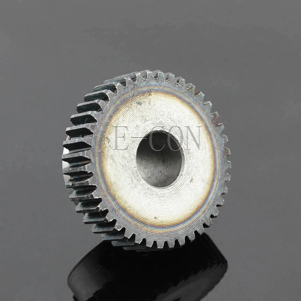 2pcs 1M40T 6.35/12.7/6/8/10/12/14/15/16/17/20mm Bore Hole 10mm Width 40 Teeth 1 Module Motor Metal Gear Wheel Top Screw