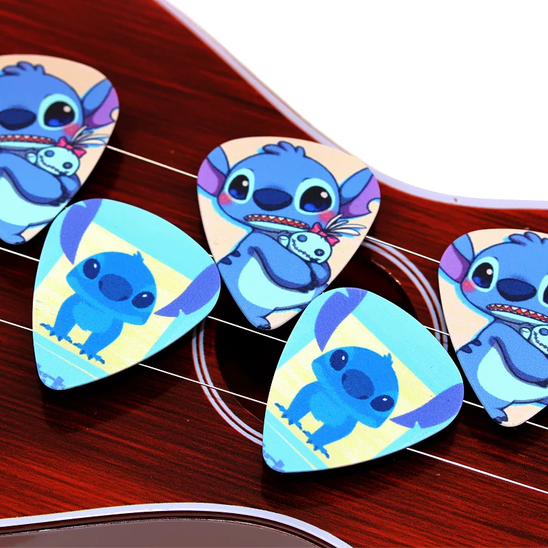 SOACH 10pcs 0.71mm  high quality two side earrings pick DIY design guitar  guitar picks European and American cartoon characters