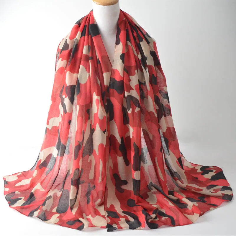 Summer Camouflage Scarf,Muslim Viscose Hijab,Shawls and Scarves Bandana,Cape Femme,Wraps Shawls,Head Invierno Mujer Sjaal