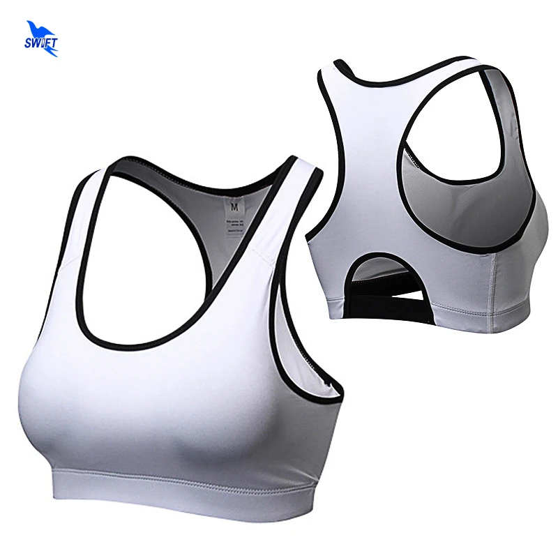 High Stretch Breathable Sports Bra Top Fitness Women Padded Sport Bra for Running Yoga Gym Wire Free Crop Vest Underwear Tanks