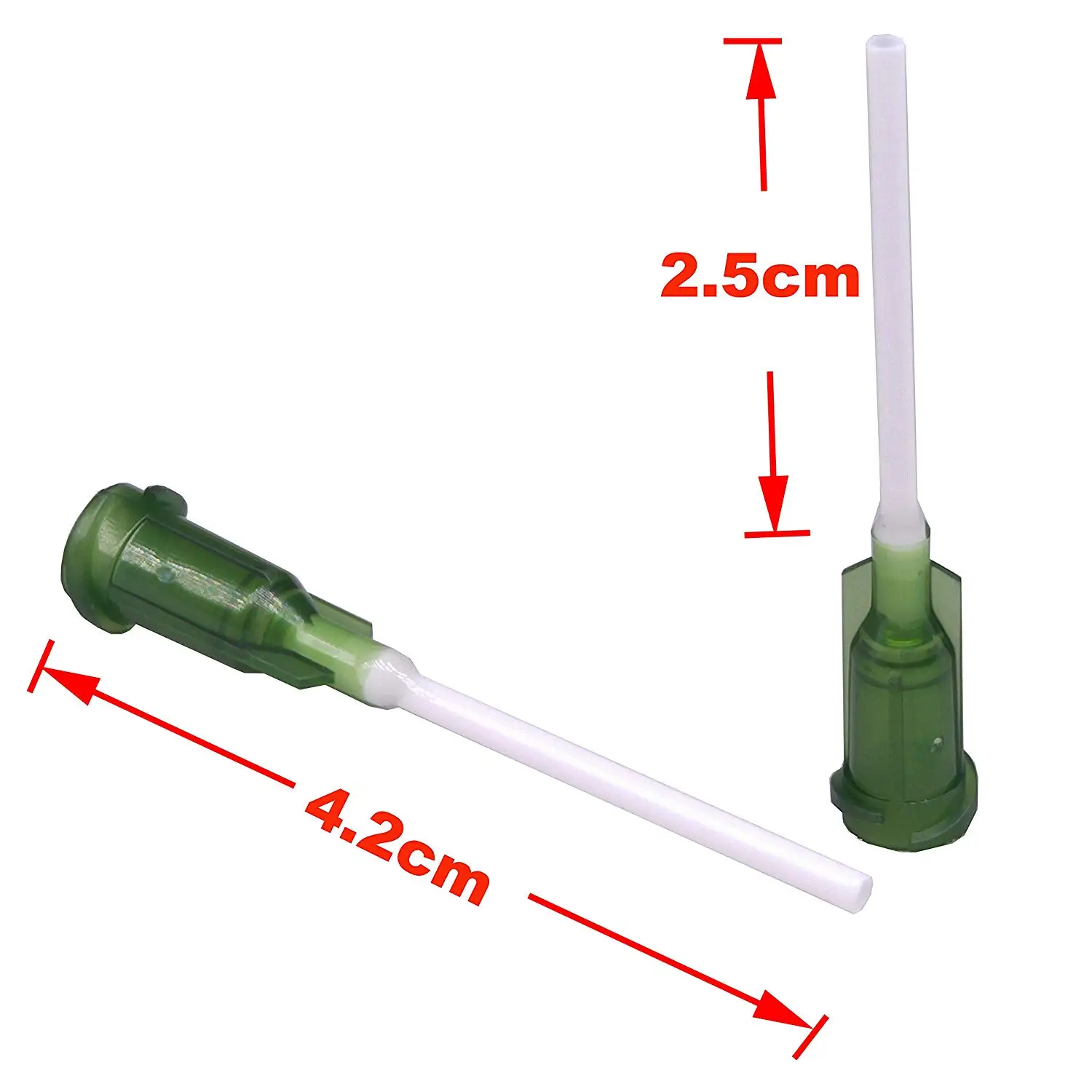 Syringe Dispensing Needles with Luer Lock 14 G x 1 Inch Length, PP Heat-Resistant Plastic Blunt Tip,Screw Interface,Pack of 100