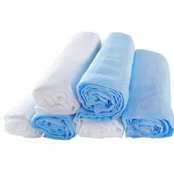 Diapers Baby Muslin Repeated Cloth Nappy Newborn Gauze Cotton Swaddles Blanket Bath Towel 6 Pieces 70*70 cm
