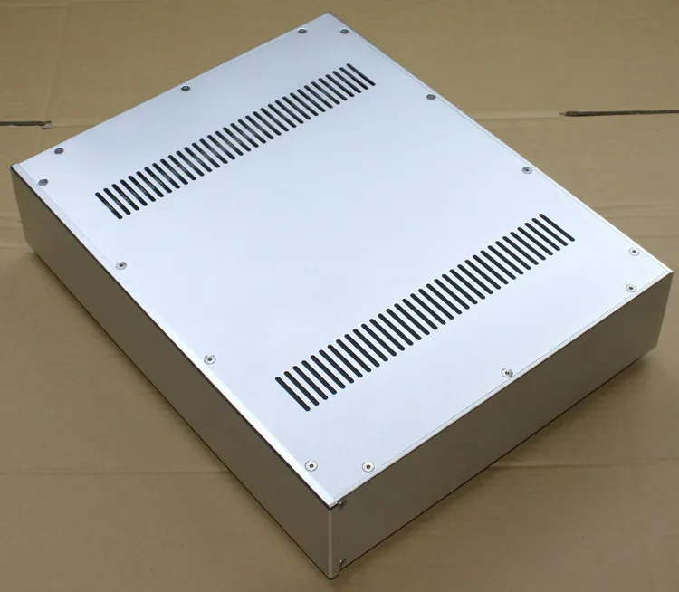 

WA52 Full aluminum amplifier chassis / Pre-amplifier / Tube amp amplifier / AMP Enclosure / case / DIY box (430*92*340mm)