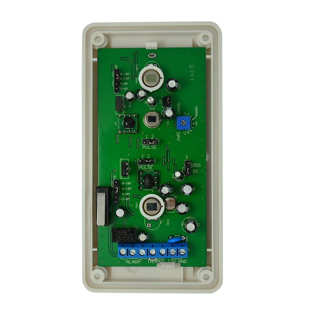 1Pcs Wire Outdoor Waterproof PIR Motion Detector Passive Dual Infrared Sensor NC NO Relay Signal Optional