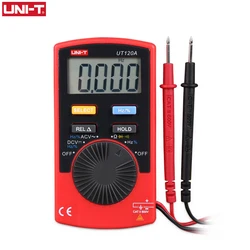 UNIT Digital Pocket Multimeter 4000 Counts Auto Range Digital AC DC Voltage Capacitor Electric Meter Continuity Buzzer Tester