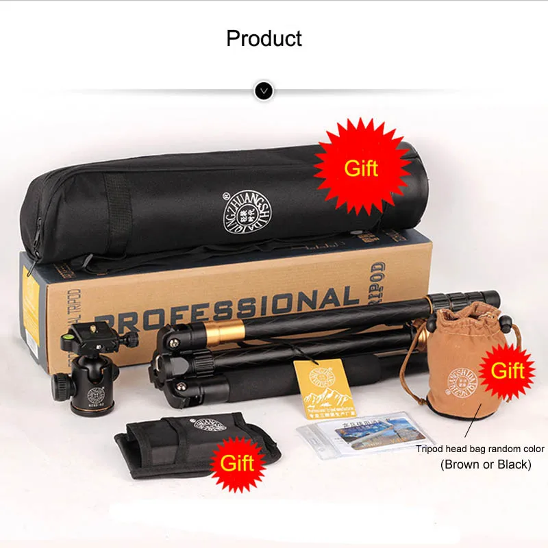 حار Q999 المهنية التصوير الفوتوغرافي المحمولة ترايبود إلى Monopod + الكرة رئيس ل SLR الرقمية DSLR كاميرا أضعاف 43 سنتيمتر ماكس تحميل 15 كجم