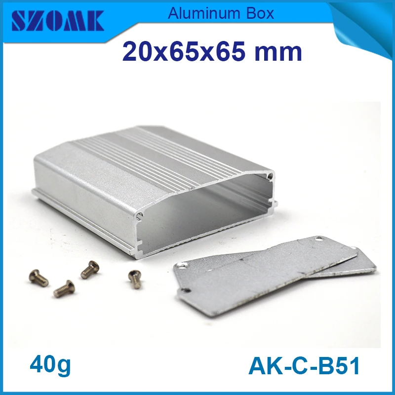 10Pieces diy aluminum electronic  enclosure steel distribution box 20(H)x65(W)x65(L) mmproject box screen