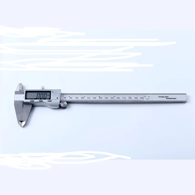 0-200mm Digital Caliper Stainless Steel Electronic Vernier Calipers 0.01 Accuracy Micrometer Gauge Meter Ruler Measuring Tools