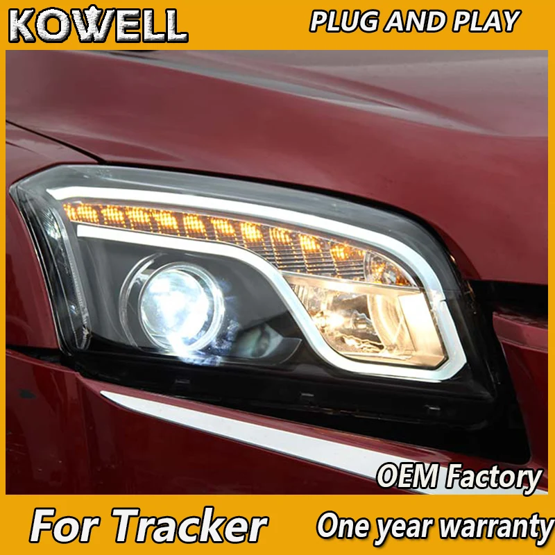 

KOWELL Car Styling for Chevrolet Tracker LED Headlights 2014 2015 2016 Trax DRL Bi Xenon Lens High Low Beam Parking Fog Lamp