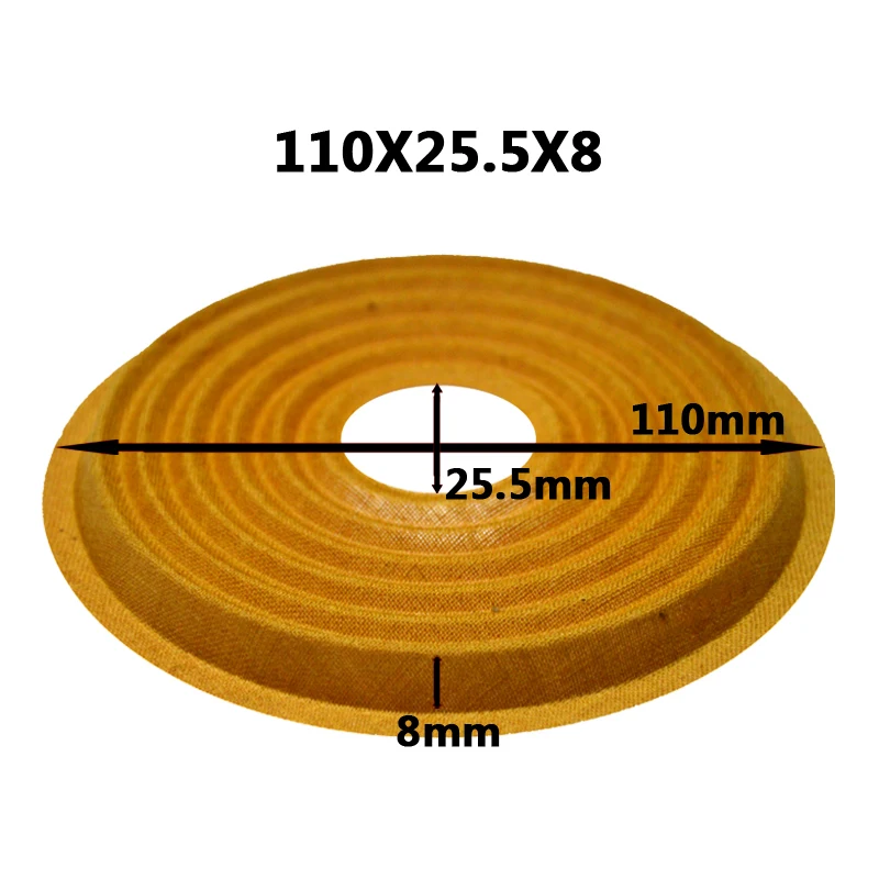2pcs 108x35.5mm/110x25.5mm Elastic Wave Loudspeaker Subwoofer Woofer Bass Speaker Repair Spider Damper