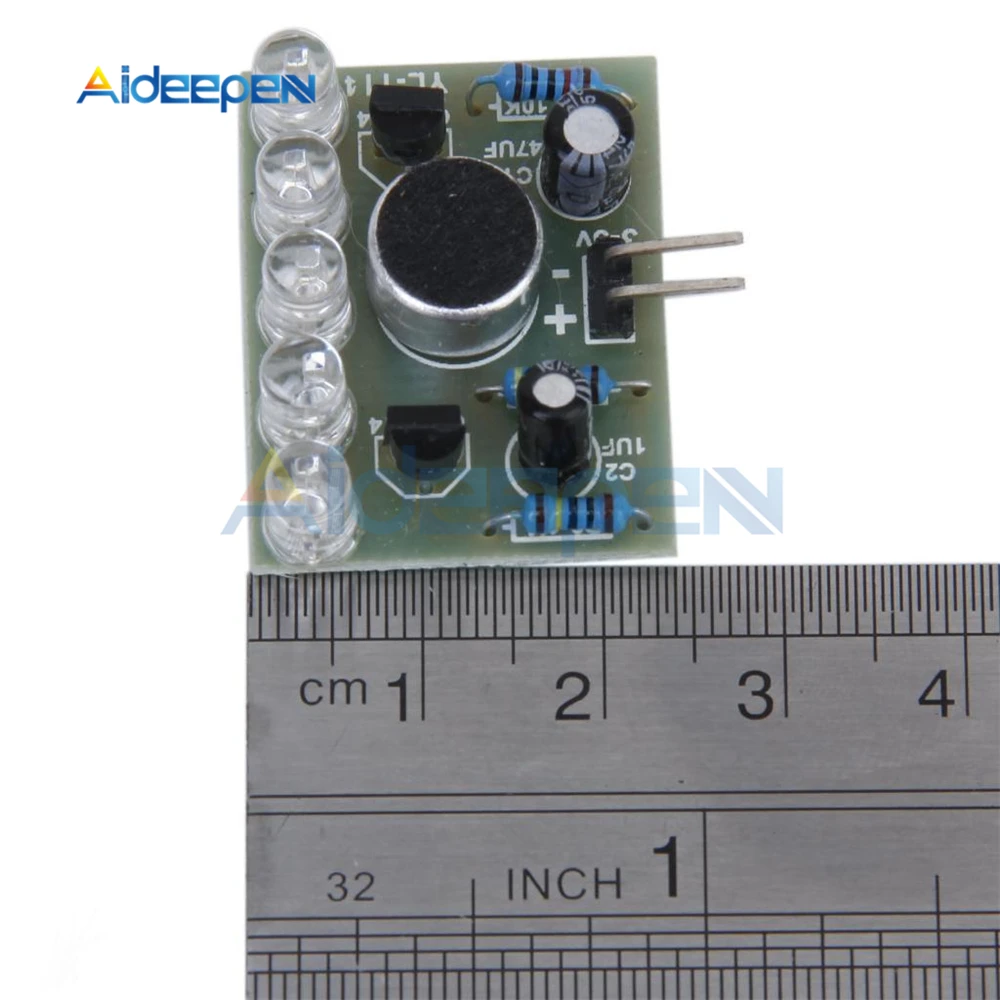 LED-Soundsteuerungs-Melodielampe, elektronische Produktions-DIY-Sets, integrierte Schaltkreise, Spannung 3V-5,5V – Detail 7