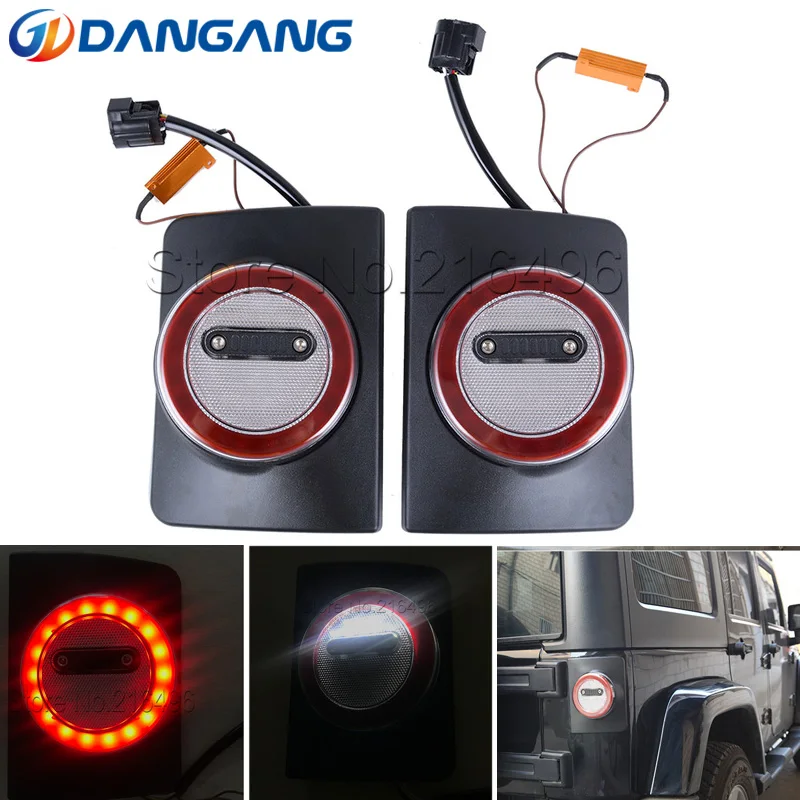 

USA version Round LED Tail Light For 2007-2016 Jeep Wrangler